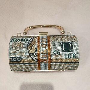 RHINESTONE MONEY PURSE